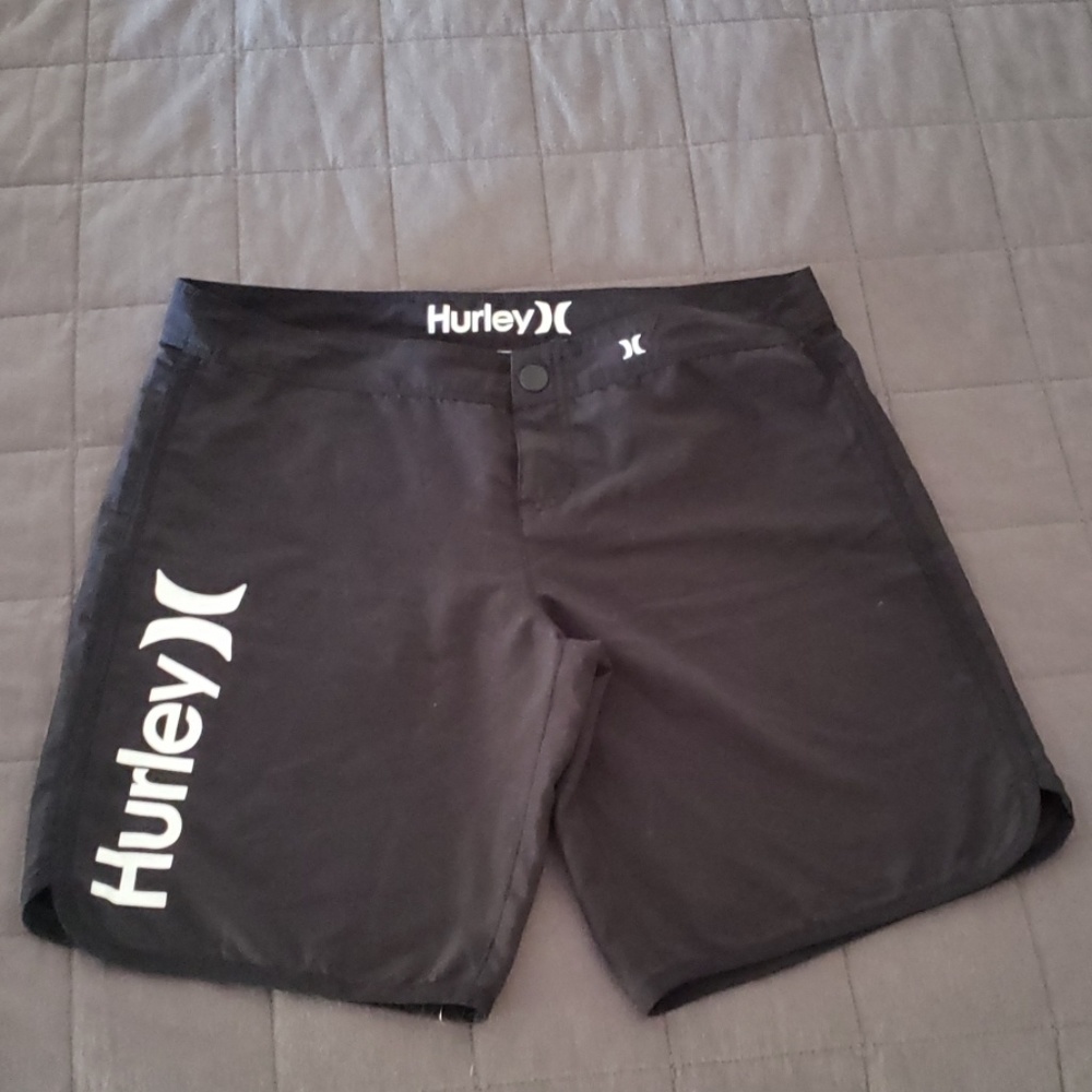 Women's Hurley board shorts.